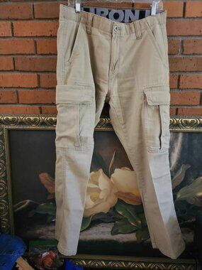 Men's Denali Khaki Iron Cargo Pants 32 x 30